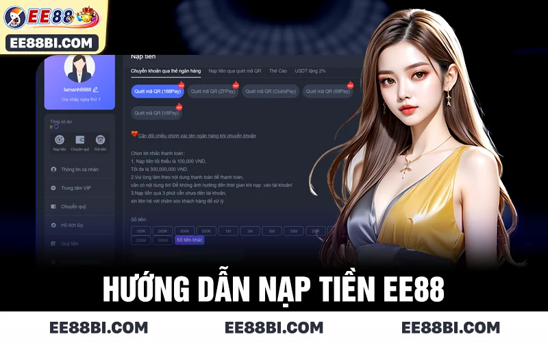 Hướng dẫn nạp tiền EE88